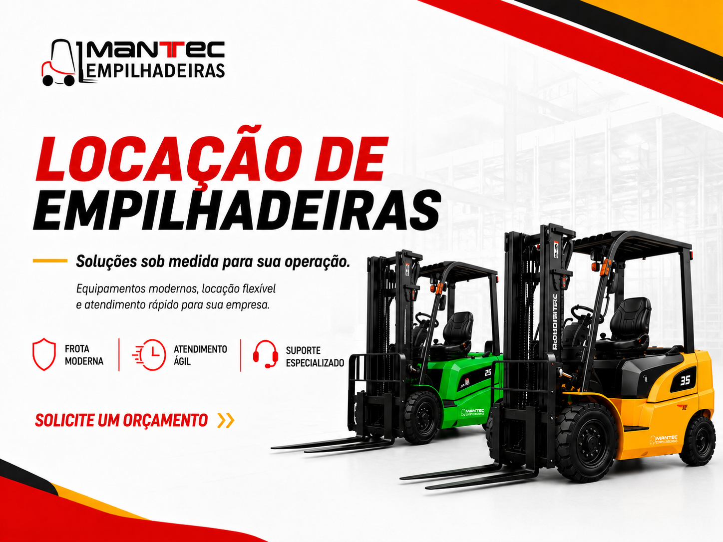 locação de empilhadeiras mobile